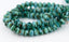 3x5mm Rondelle Tea Green and Sky Blue with Picasso Finish