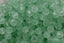 6mm  8mm Meadow Green Frosted Glass Round Druk Beads - 100 beads