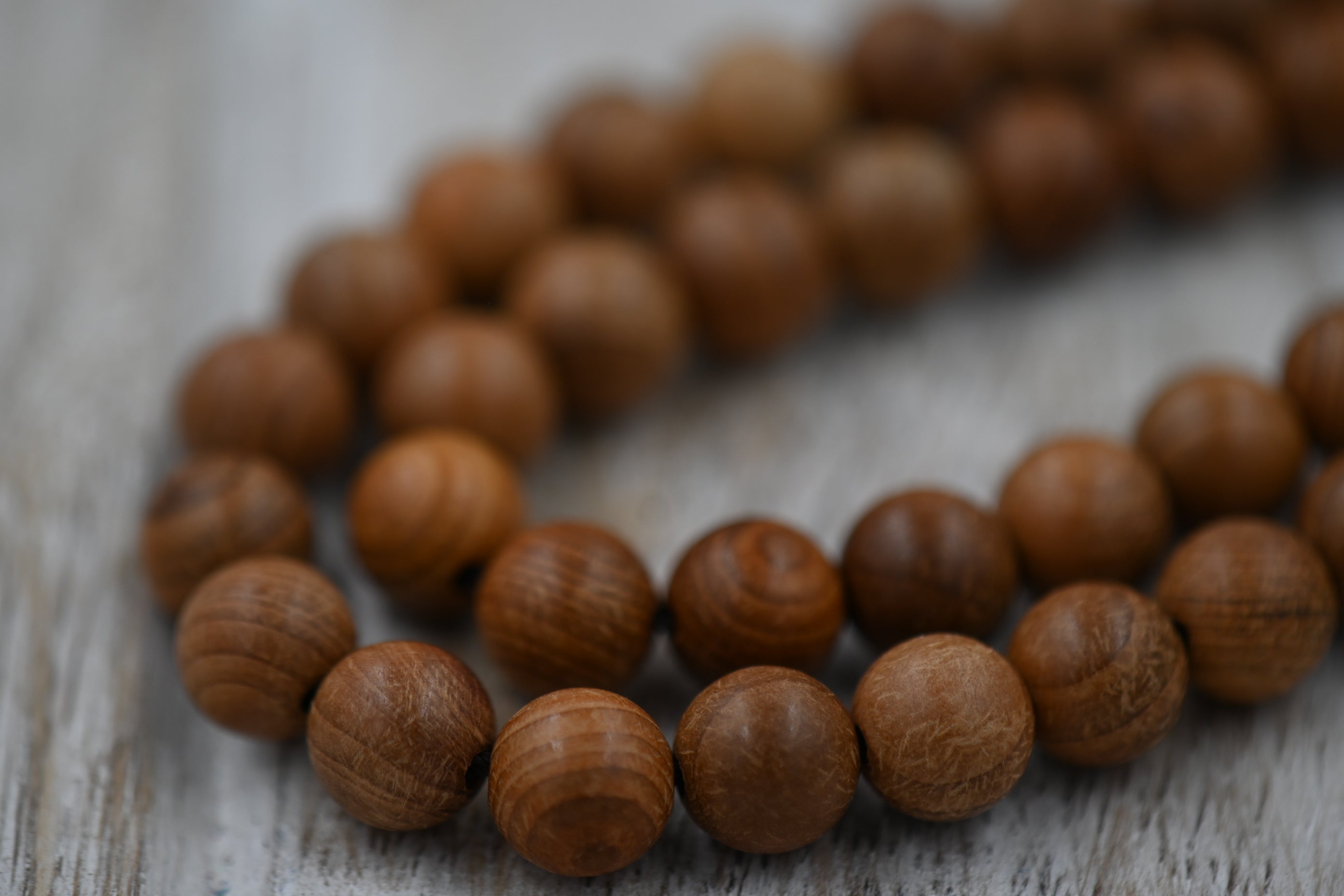 Natural 6mm 8mm 10mm Sandy Burl Wood Beads