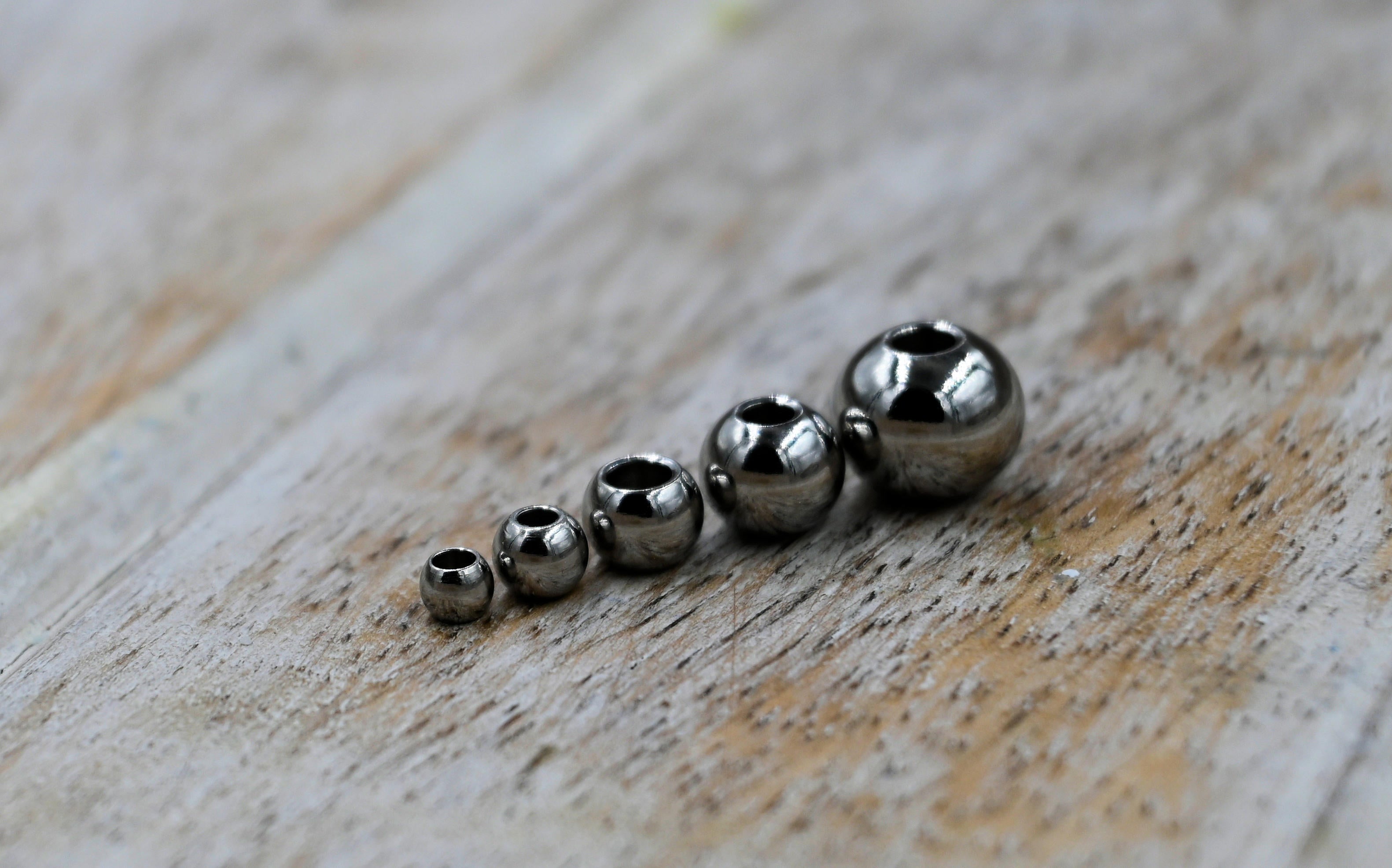 Stainless Steel Spacer Beads, 3mm 4mm 5mm 6mm 8mm Silver Spacer