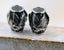 304 Stainless Steel Spacer Beads Drum Antique Silver Color Eagle 13mm, 2pc