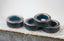 Antique Blue Copper Blue Round Wave 11mm, 5pc