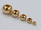 18K Gold Plated Stainless Steel Seamless 3mm 4mm 5mm 6mm 8mm Beads