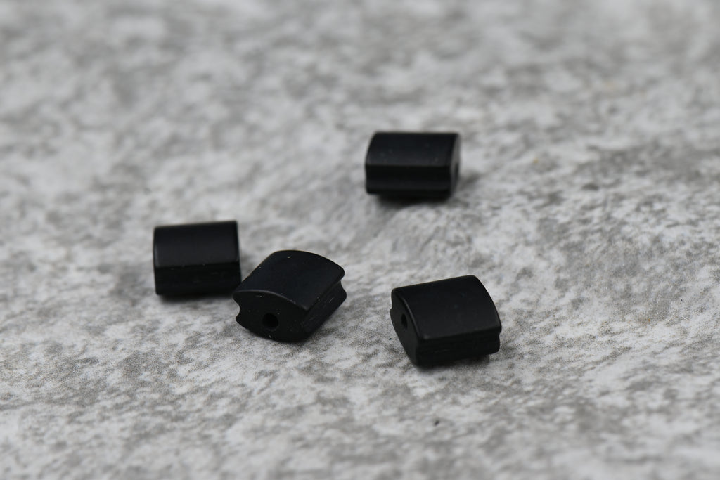 Black Onyx Square Frosted, 2pc