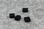Black Onyx Square Frosted, 2pc