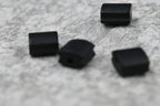 Black Onyx Square Frosted, 2pc