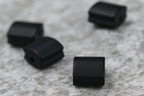 Black Onyx Square Frosted, 2pc