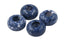 Large Hole Jade, Blue European Beads, Round 15mm, 10pc