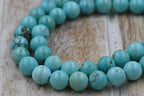 Turquoise Magnesite 6mm, 8mm, 10mm Round Beads