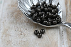 Gunmetal Rondelle Beads – 2mm–5mm, Brass Core, USA Made