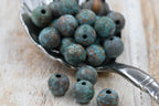 Rainworn Copper — Real Patina Metal Beads in 6mm, 8mm, 9.5mm