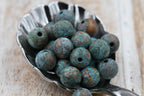 Rainworn Copper — Real Patina Metal Beads in 6mm, 8mm, 9.5mm
