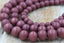 Mulled Fig Brown – Dyed/Waxed Wood Beads, 6mm 8mm 10mm