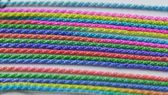 Magnolia Rainbow Griffin Silk Cord – Hand-Dyed Gradient Thread for Knotting, Jewelry Making, Pendant Stringing