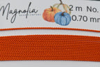 Pumpkin Spice Orange Griffin Silk Cord – Hand-Dyed Thread for Knotting, Jewelry Making, Pendant Stringing