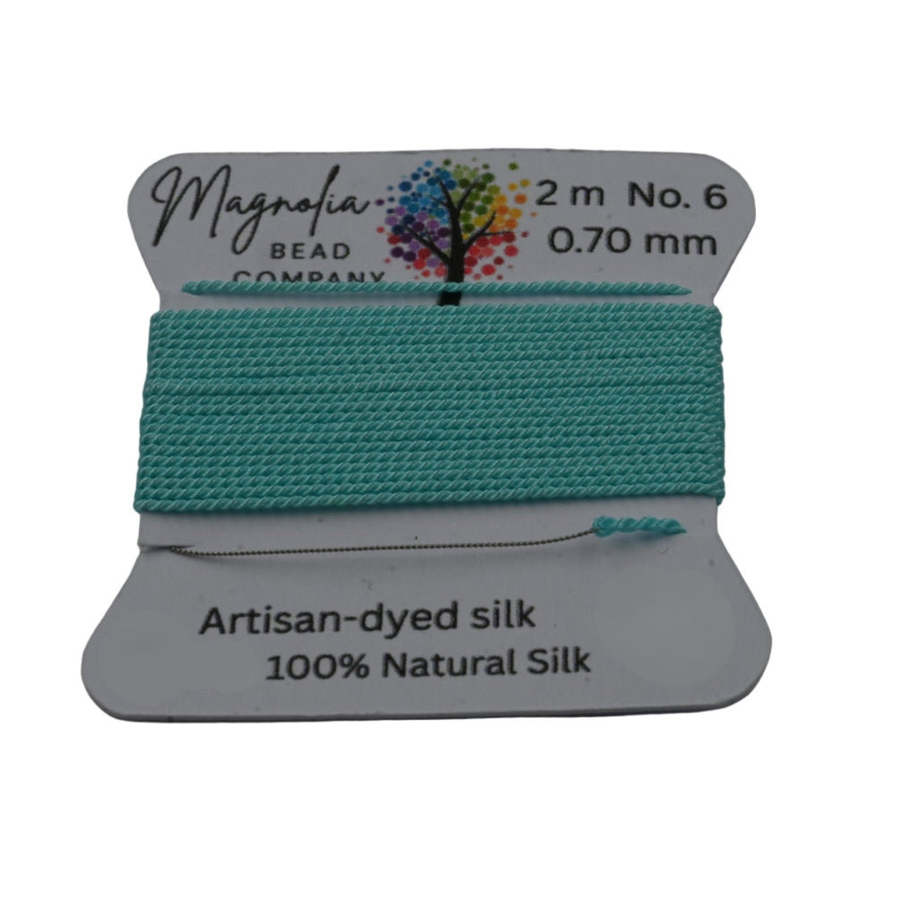 NEON COLLECTION Griffin Silk Cord – UV Light, Hand-Dyed Thread for Knotting, Jewelry Making, Pendant Stringing