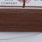 Chocolate Brown – Griffin Silk Cord – Hand-Dyed Thread for Knotting, Jewelry Making, Pendant Stringing