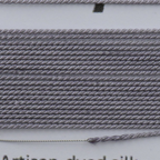 Twilight Mist Hand‑Dyed Griffin Silk Cord – Thread for Knotting, Jewelry Making, Pendant Stringing