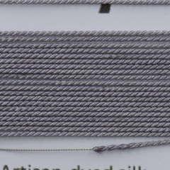 Twilight Mist Griffin Silk Cord – Hand‑Dyed Thread for Knotting, Jewelry Making, Pendant Stringing