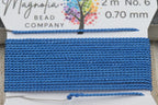 Blue Jean Indigo Griffin Silk Cord – Hand‑Dyed Thread for Knotting