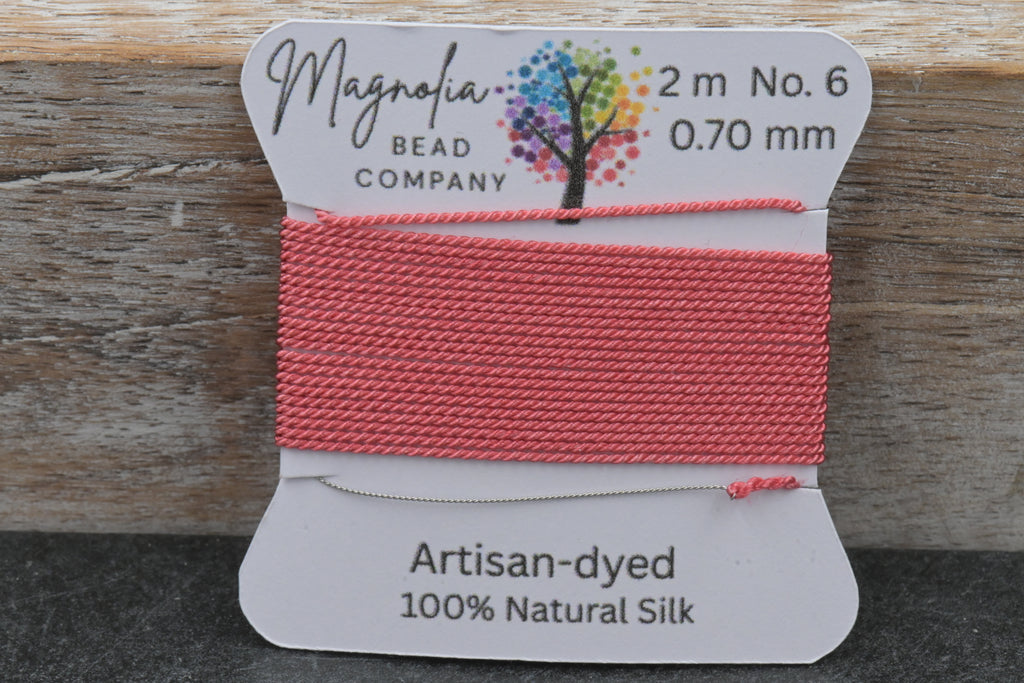 Bittersweet–Hand-Dyed Griffin Silk Cord for Knotting, Jewelry Making, Pendant Stringing