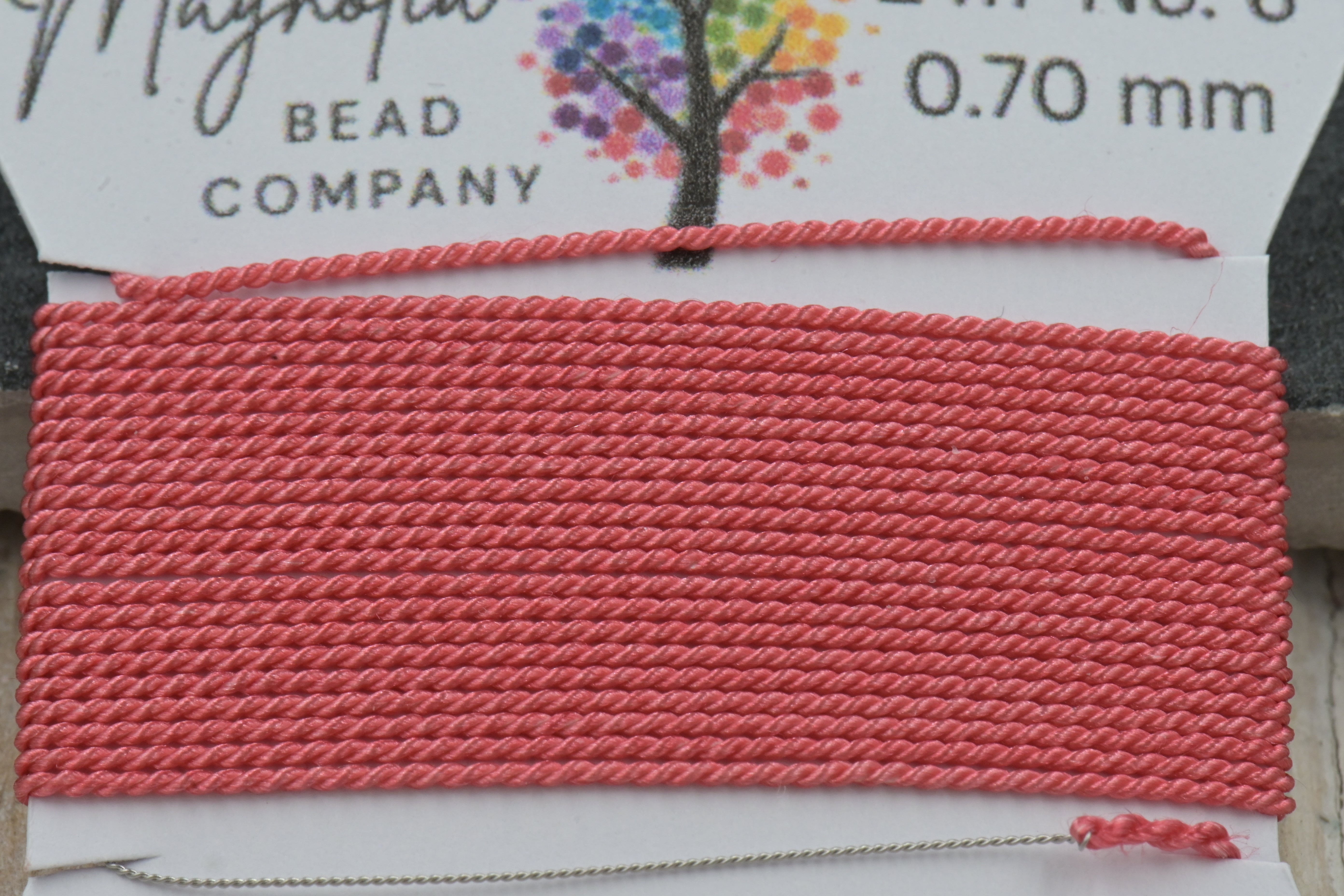 Bittersweet–Hand-Dyed Griffin Silk Cord for Knotting, Jewelry Making, Pendant Stringing