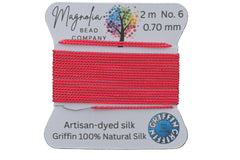 NEON COLLECTION Griffin Silk Cord – UV Light, Hand-Dyed Thread for Knotting, Jewelry Making, Pendant Stringing