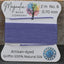 Twilight Periwinkle Griffin Silk Cord – Hand-Dyed Thread for Knotting, Jewelry Making, Pendant Stringing