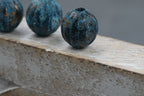 Rainworn Copper — Real Patina Fluted Metal Beads in 6mm, 8mm, 9.5mm