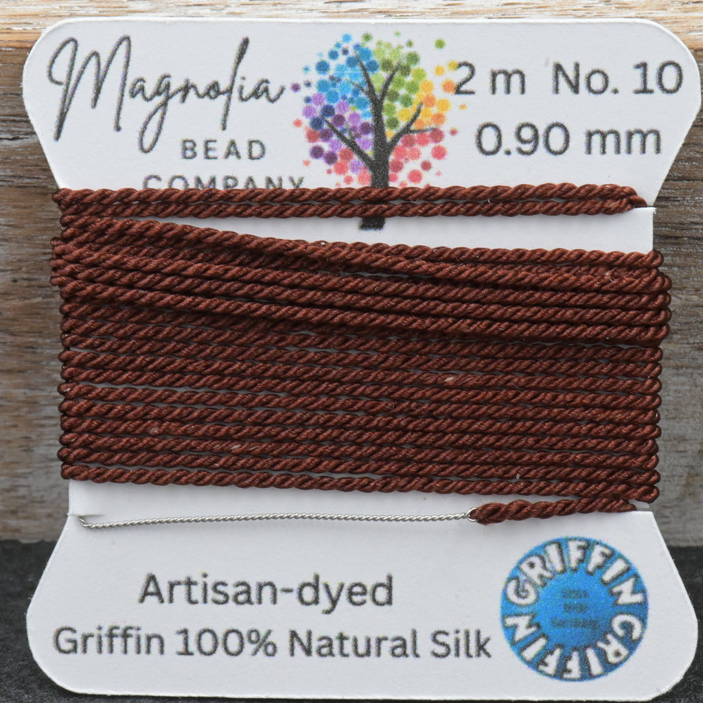 Walnut Brown– One‑of‑a‑Kind GRIFFIN Silk Cord (No. 10)
