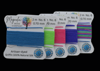 Cosmic Collection GRIFFIN Silk Cord – Hand-Dyed Thread for Knotting, Jewelry Making, Pendant Stringing