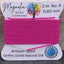 Electric Magenta – One‑of‑a‑Kind GRIFFIN Silk Cord (No. 8)