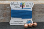 Patina Blue – Hand-Dyed GRIFFIN Silk Cord for Knotting, Jewelry Making