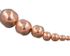 FACETED 100% Pure Copper Round Beads – Made in the USA