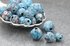 Rainworn Copper — Real Patina FACETED Beads in 6mm, 8mm, 9.5mm