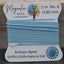 Sea Spray Blue – Griffin Silk Cord – Hand‑Dyed Thread for Knotting, Jewelry Making