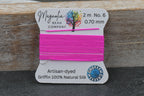 Neon Griffin Silk Cord – UV-Reactive Hand-Dyed Jewelry Thread