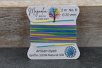 Bohemian Blend · Hand‑Painted GRIFFIN Silk Cord · Rich Multicolor