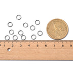 200 pcs gunmetal plated split rings 6mm