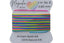 Griffin Silk Cord Rainbow – Hand-Dyed Gradient Thread for Knotting, Jewelry Making, Pendant Stringing