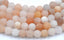 6mm 8mm 10mm Matte Peach Aventurine Matte Round Beads