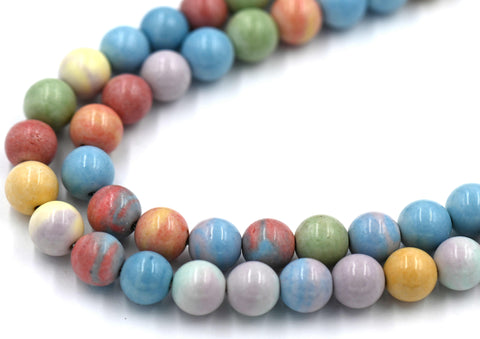 Rainbow Agate, Multi Color 4mm, 6mm, 8mm, 10mm -Fill Strand