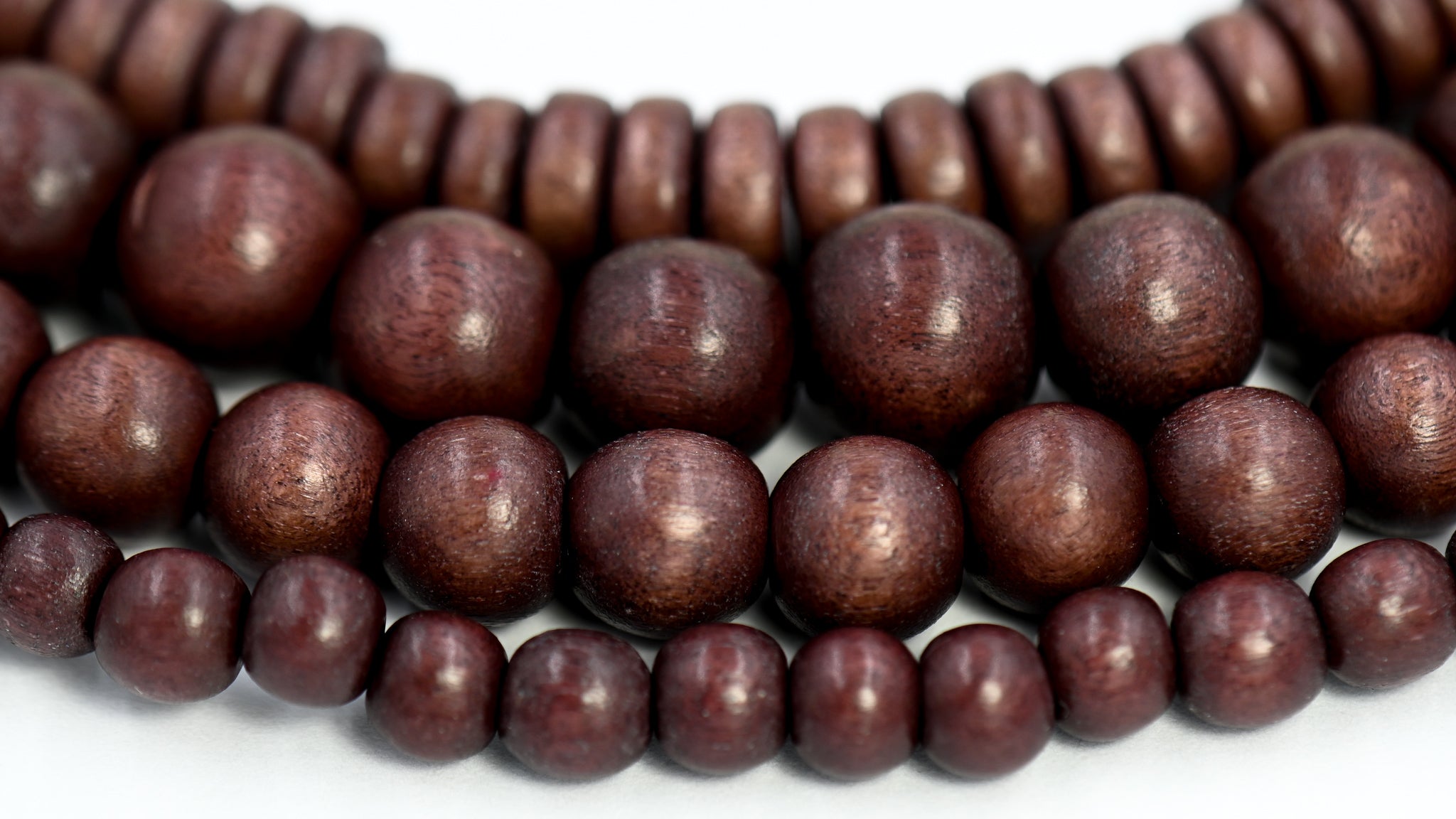 Bittersweet Chocolate Brown wood Beads 8mm, 10mm, 12mm, 15mm Brown wood beads -16 inch strand