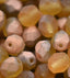 Fire Polished Rose Gold Matte Topaz Glass Bead 6mm Round - 25 Pc