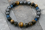 Blue Tiger Eye Bracelet by CopperSkyJewelry