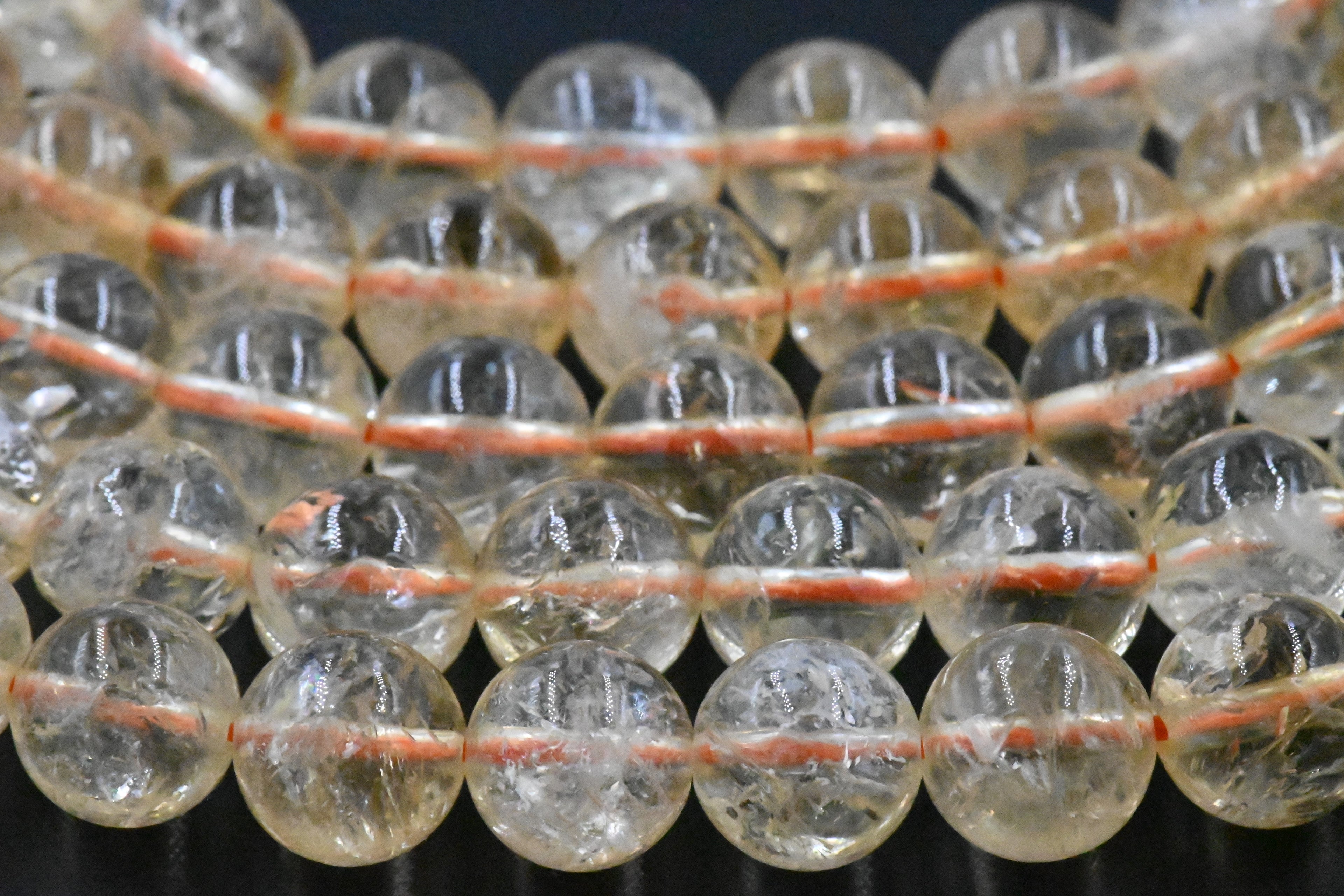 Citrine Beads, Full 15.5" Strand Natural Round Wholesale 4mm 6mm 8mm 10mm