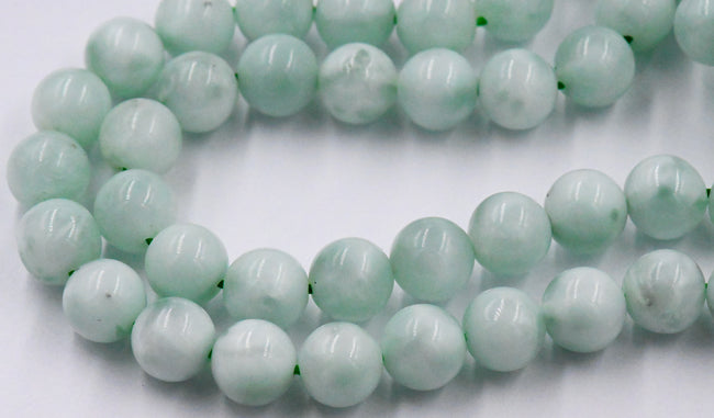 Green  Angelite 6mm, 8mm, 10mm round beads -15.5 inch strand Main Image