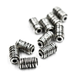 Wrapped Column Spacers, 20pc Antique Silver, Bronze or Gold 11x6mm