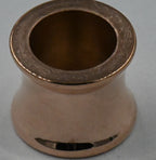 Stainless Steel Beads, 2pc, Large Hole Beads, 10x8mm Rose Gold Silver Copper Bronze Gunmetal