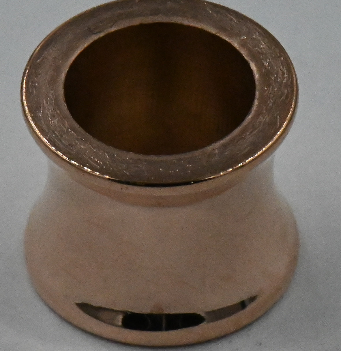 Stainless Steel Beads, 2pc, Large Hole Beads, 10x8mm Rose Gold Silver Copper Bronze Gunmetal